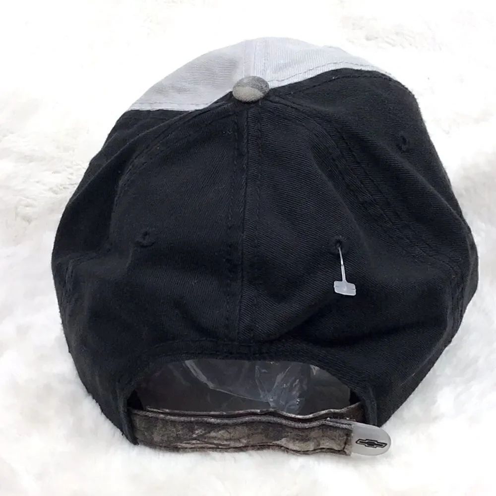 NEW Chevy Black and Camo print ball cap with Logo Script patch - Picture 6 of 11